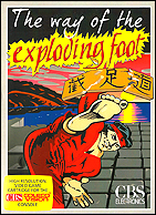 The Way Of The Exploding Foot Box, Front © ColecoVision.dk
