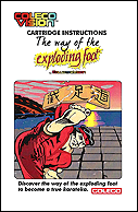 The Way Of The Exploding Foot Manual, Front © ColecoVision.dk