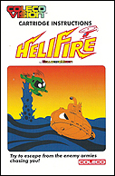 Heli Fire Manual, Front © ColecoVision.dk