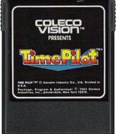 Time Pilot Cartridge, Front © ColecoVision.dk