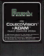 Faked Phoenix label by: colecovision.dk, August 2014, -This label do not exist for ColecoVision...