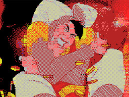 A ColecoVision frame from Dragons Lair...