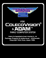 Faked Gradius 2 cartridge by: colecovision.dk, june 2014, -do not exist for ColecoVision...